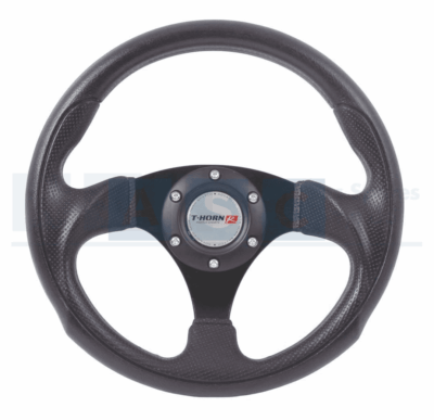 PU STEERING WHEEL BLACK