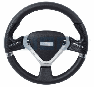 STEERING WHEEL PVC 320MM BLACK