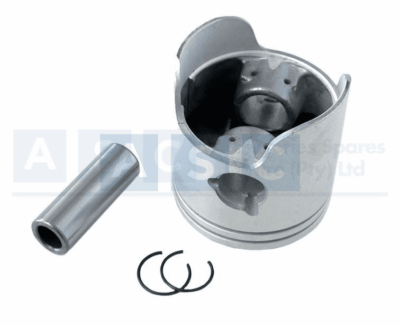 PISTON 40X 0.25MM O/SIZE W/PIN & CLIP
