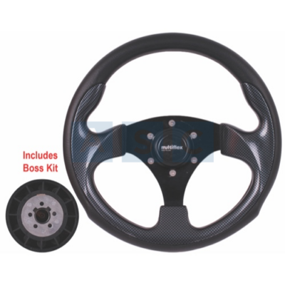 STEERING WHEEL 350mm W/HUB