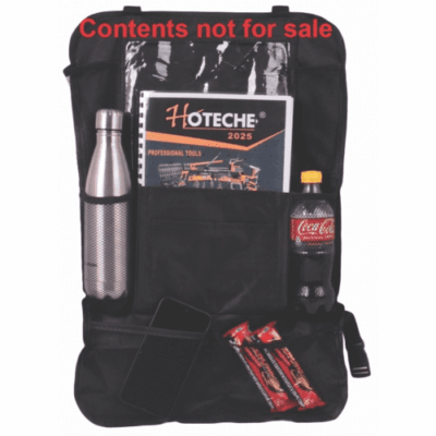 CAR SEAT ORGANIZER POLYESTER 410X600MM BLACK