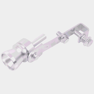 EXHAUST WHISTLE 25MM SILVER