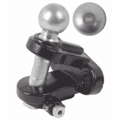 TOW HITCH WITH REMOVABLE BALL 50MM WEIGHT RATING 3.5TON