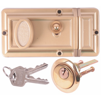 RIM LOCK (YALE LATCH) Latch:60mm backset Suit door thickness
