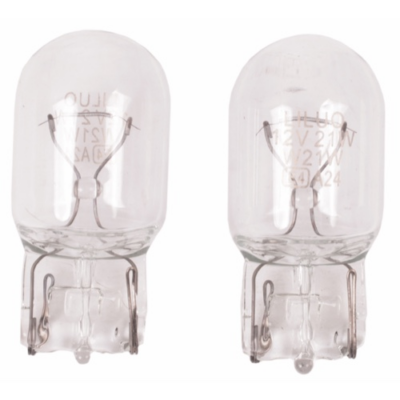 BLISTER PACK GLOBE WEDGE 21W 12V w21w w3x16d T20 12V