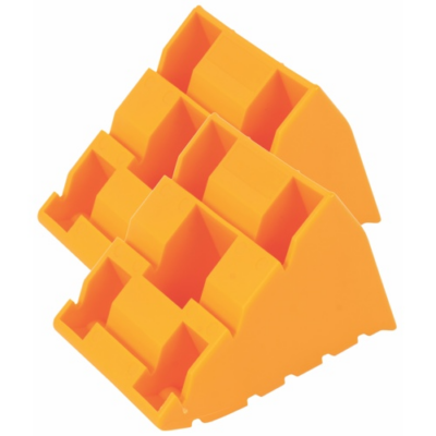 CARAVAN PLASTIC RAMP CHOCK IN PAIRS YELLOW TO FIT ON C10-029