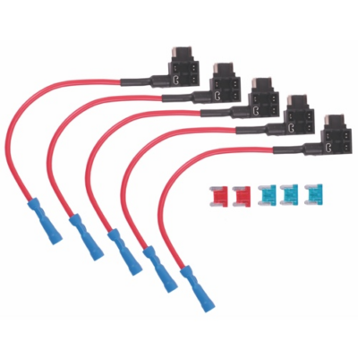 FUSE HOLDER  NEW DESIGN 5PCS SET W/FUSES