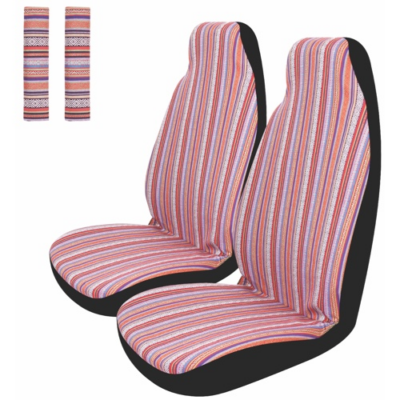 SEAT W/SEAT BELT COVER HIGH BACK FRT SET MULTI-COLOR