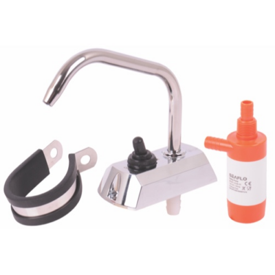 GALLEY PUMP W/TAP 100GPH 12V 1.2A