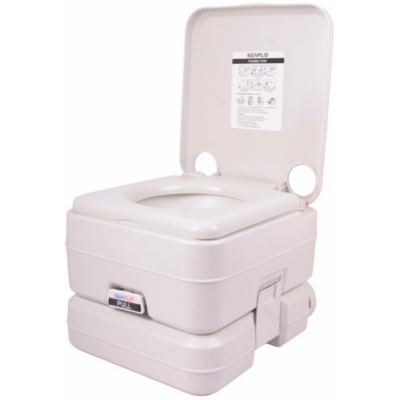 TOILET PORTABLE 10L 404X353X302MM GREY