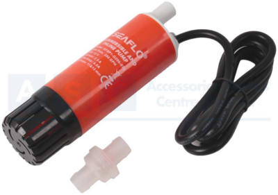SUBMERSIBLE AND INLINE PUMP 12V 200GPH ID.10 OR 13MM CURRENT 4.5AMP AMP 7.5AMP