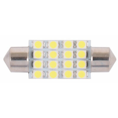 LED GLOBE FESTOON 12-24V 12 LEDS CAN BUS 10X39MM LED CHIP 4014 BASE SV8.5