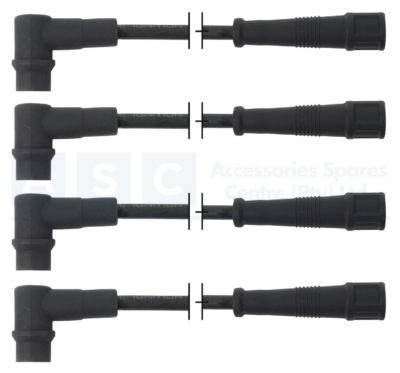 PLUG LEAD SET OPEL KADETT 1.3 MONZA 1.6 EPDM CABLE