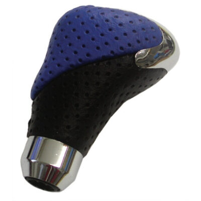 GEAR KNOB BLACK/BLUE DISCONTINUING MOQ 300