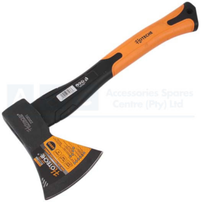 LOG SPLITTING AXE 600g F/GLASS HANDLE CARBON STEEL DROP FORGED/HEAD