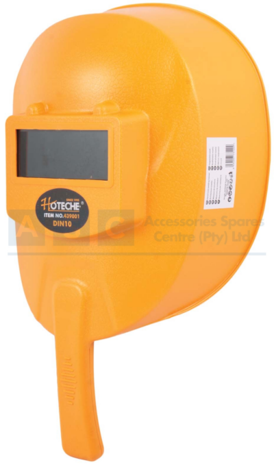 WELDING HELMET HAND HELD ABS  view area:108X50mm Dark Shade:DIN10