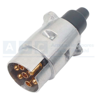 TRAILER PLUG METAL 7P SLINDER CARD