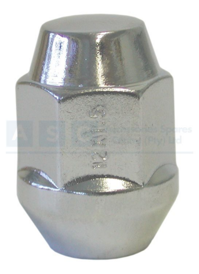 CHROME NUT 1PCE 12MMX1.5 21MM