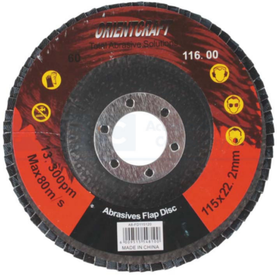 FLAP DISC 115MM 60 GRIT