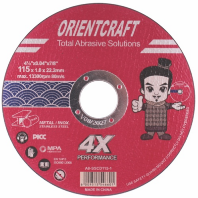 STAINLESS STEEL CUTTING DISC 115X1
