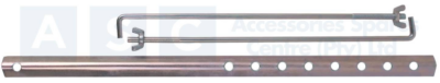 BATTERY HOLDDOWN UNIVERSAL J-BOLTS ZINC PLATE HIGH QLTY.