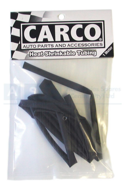 HEAT SHRINK 4MM BLACK 1M