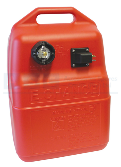 F/TANK RED PLASTIC W/YAMAHA FEMALE