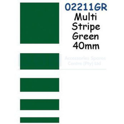 MULTI STRIPE GREEN 40MM