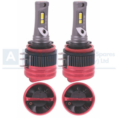 H15 LED COB 30W 12 3000LM PAIR W/CANBUS 6000K