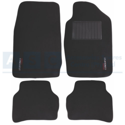 CARPET SET COROLLA/CONQUEST BLACK 4PCS EE90/AE92 91-97