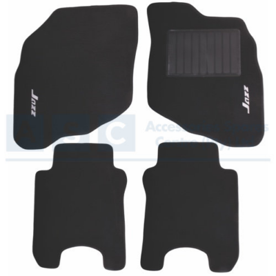 CARPET SET HONDA JAZZ  BLACK 4PCS 2007- 14