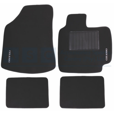 CARPET SET SUZUKI CELERIO BLACK 4PCS