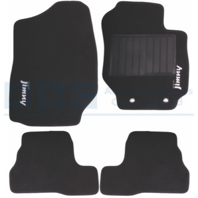 CARPET SET SUZUKI JIMNY 2DOOR BLACK 4PCS 2019 -