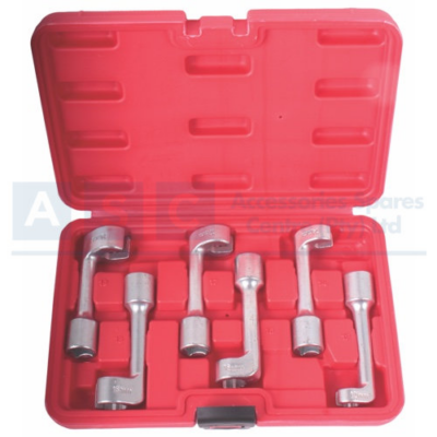 INJECTOR LINE SOCKET SET  6PCS 12/14/16/17/18/19 MM 1/2 INCH DR.