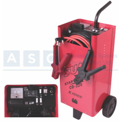BATTERY CHARGER 30AMP 12V/24V KENDE BOOST-START-TROLLEY MODEL